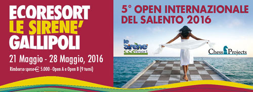 5° Open Internazionale del Salento 2016